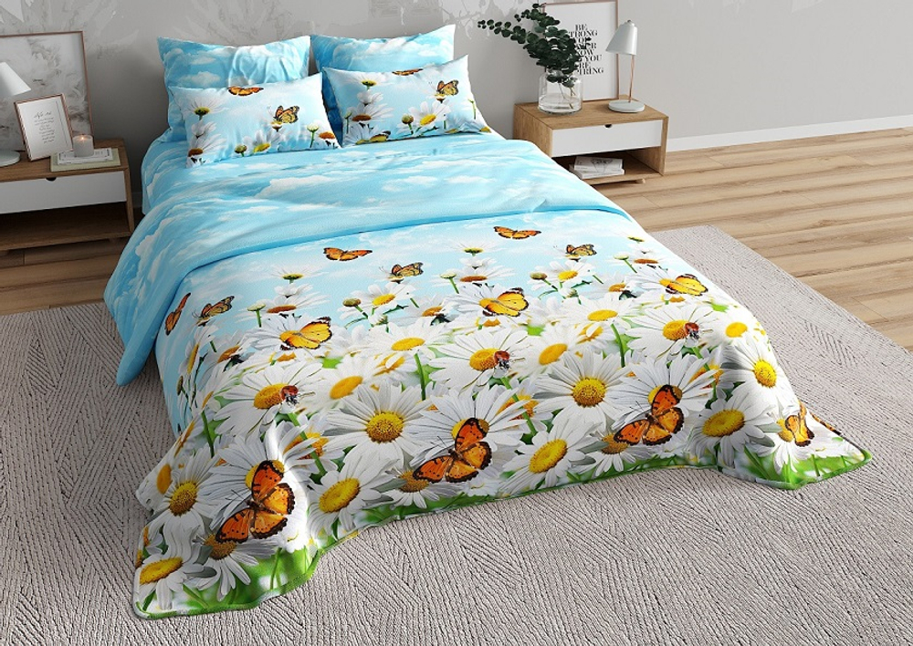 КПБ Дуэт с простыней на рез. 160х200 БЯЗЬ "БР38"