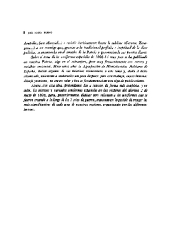 Uniformes militares españoles. El ejército y la armada en 1808 | J.M. Bueno