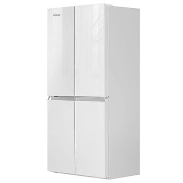 Холодильник Ginzzu NFK-425 White glass