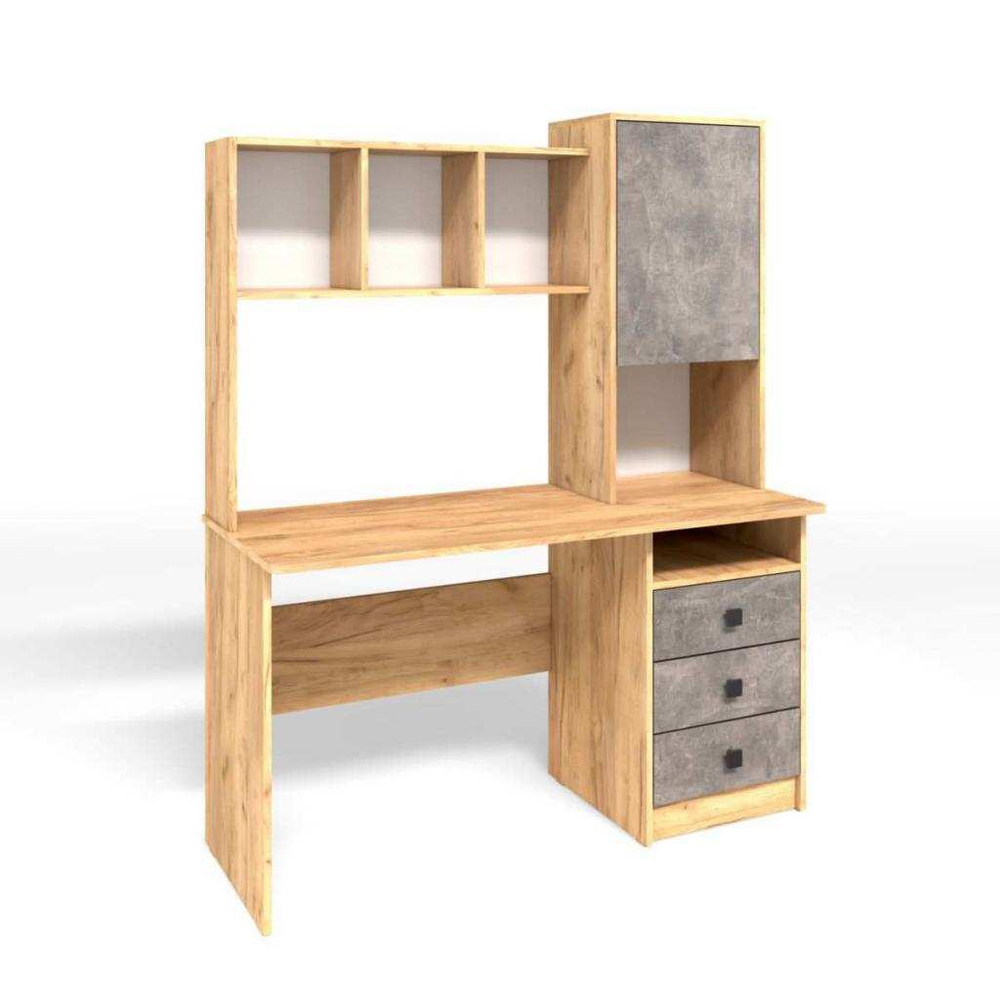 Стол компьютерный СК-9 дуб крафт/ателье