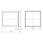Ручка раздельная K.ART52.SYMMETRY BL-26 черный