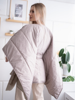 Пончо женское какао