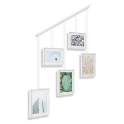 Панно для фотографий Exhibit, белое, 5 эл.