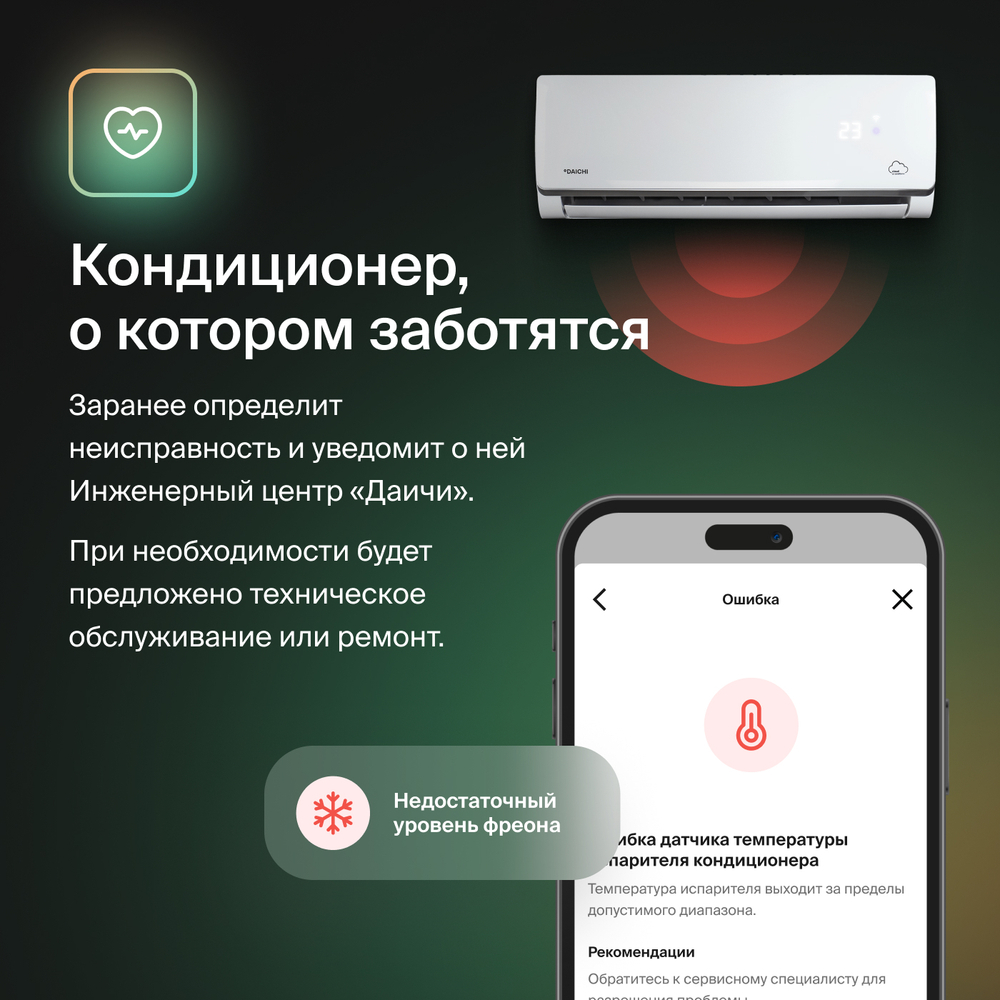 Облачный кондиционер Daichi Alpha 2.0