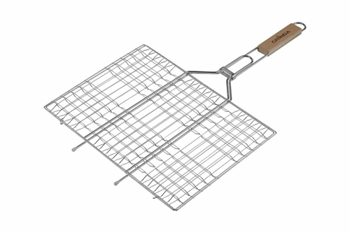 Плоская решетка-гриль GRINDA нержавеющая сталь, 300x225мм 424733