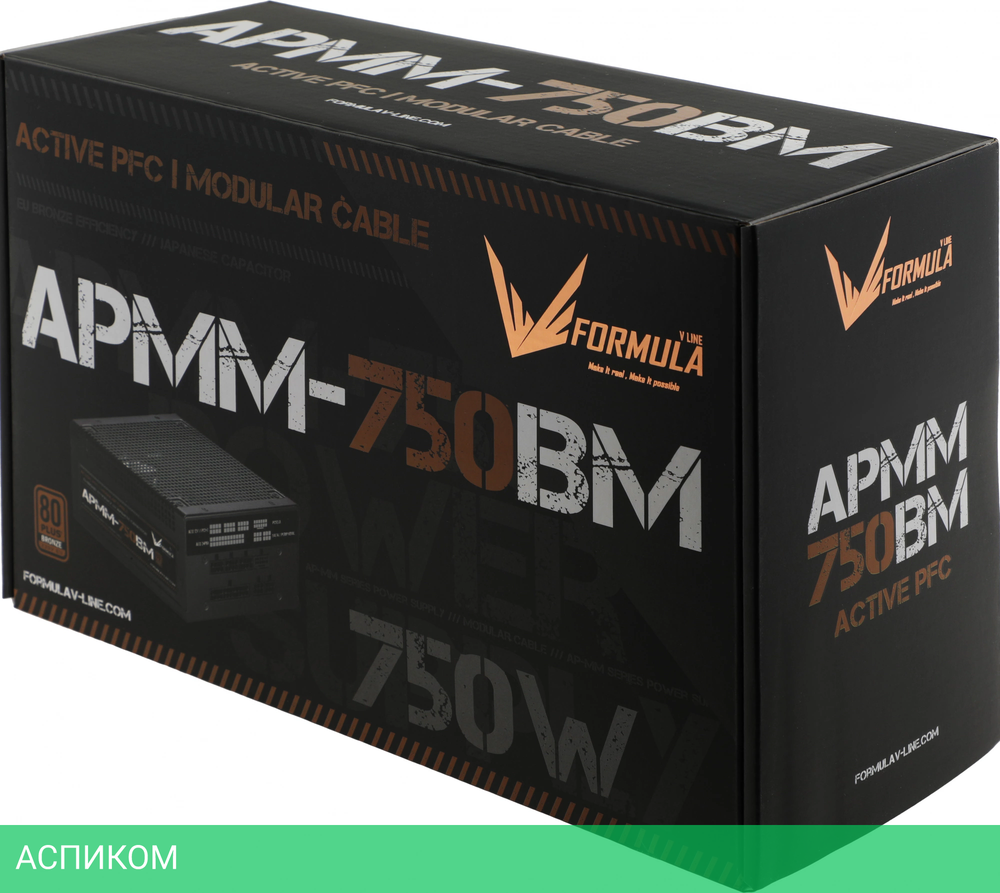 Блок питания Formula V Line ATX 750W (APMM-750BM)