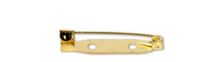 "Zlatka" Заготовки для броши DC-311 3 см , №01 под золото