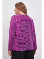 Блузка нарядная с пайетками