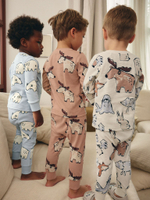 Пижама для мальчика Next B33-882, 3 шт., Бежевый, Голубой