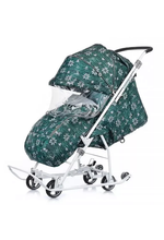 Санки-коляска Nika Наши детки НДТ3-1К/6 Скандинавский зеленый