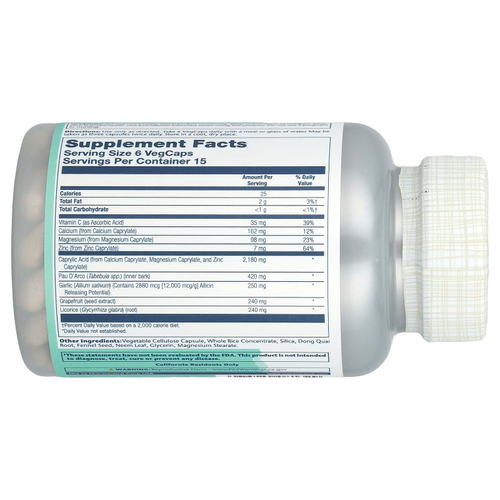 Solaray, Yeast-Cleanse ™, 90 вегетарианских капсул