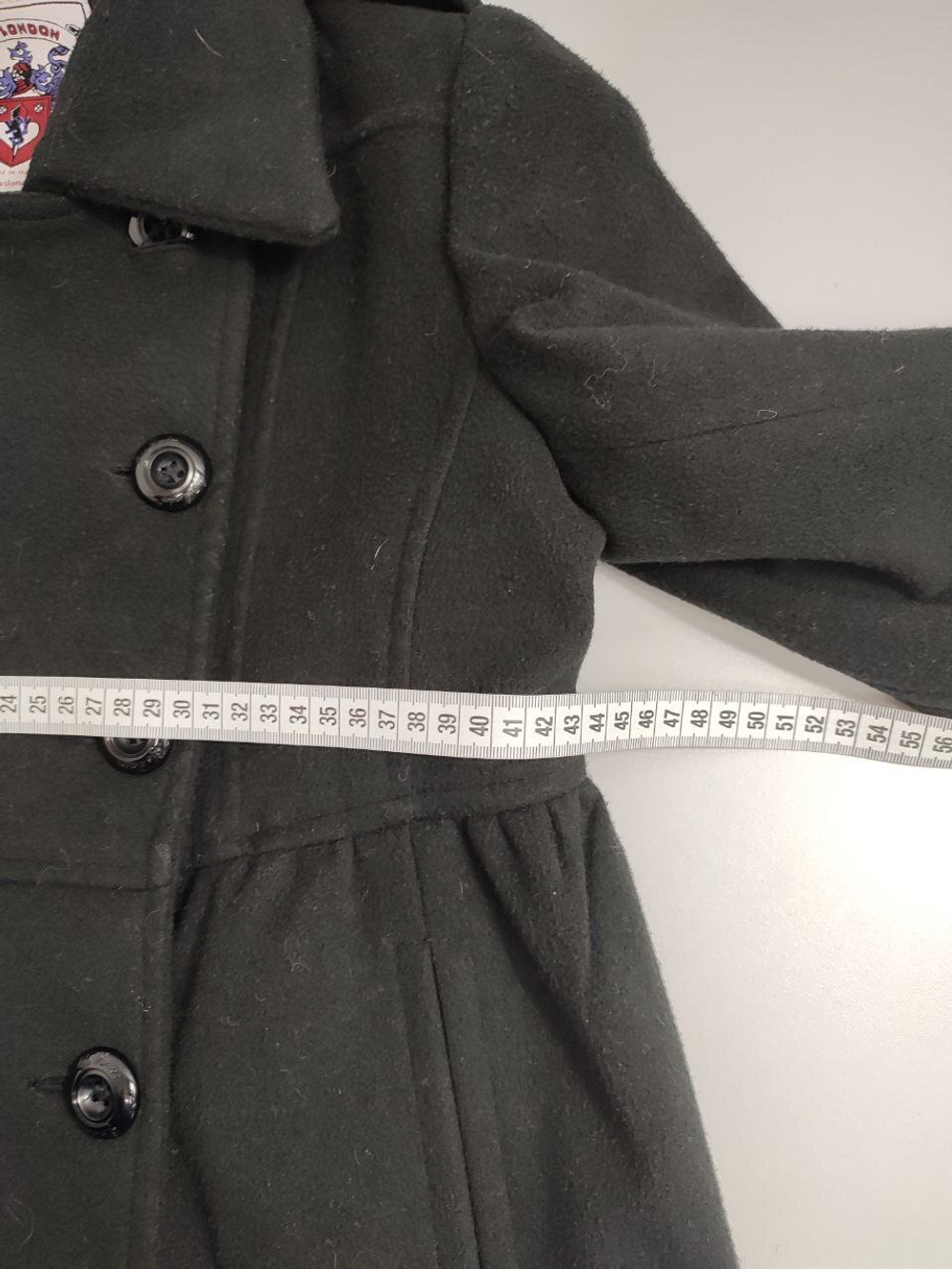 Пальто Yes London черное 46 размер