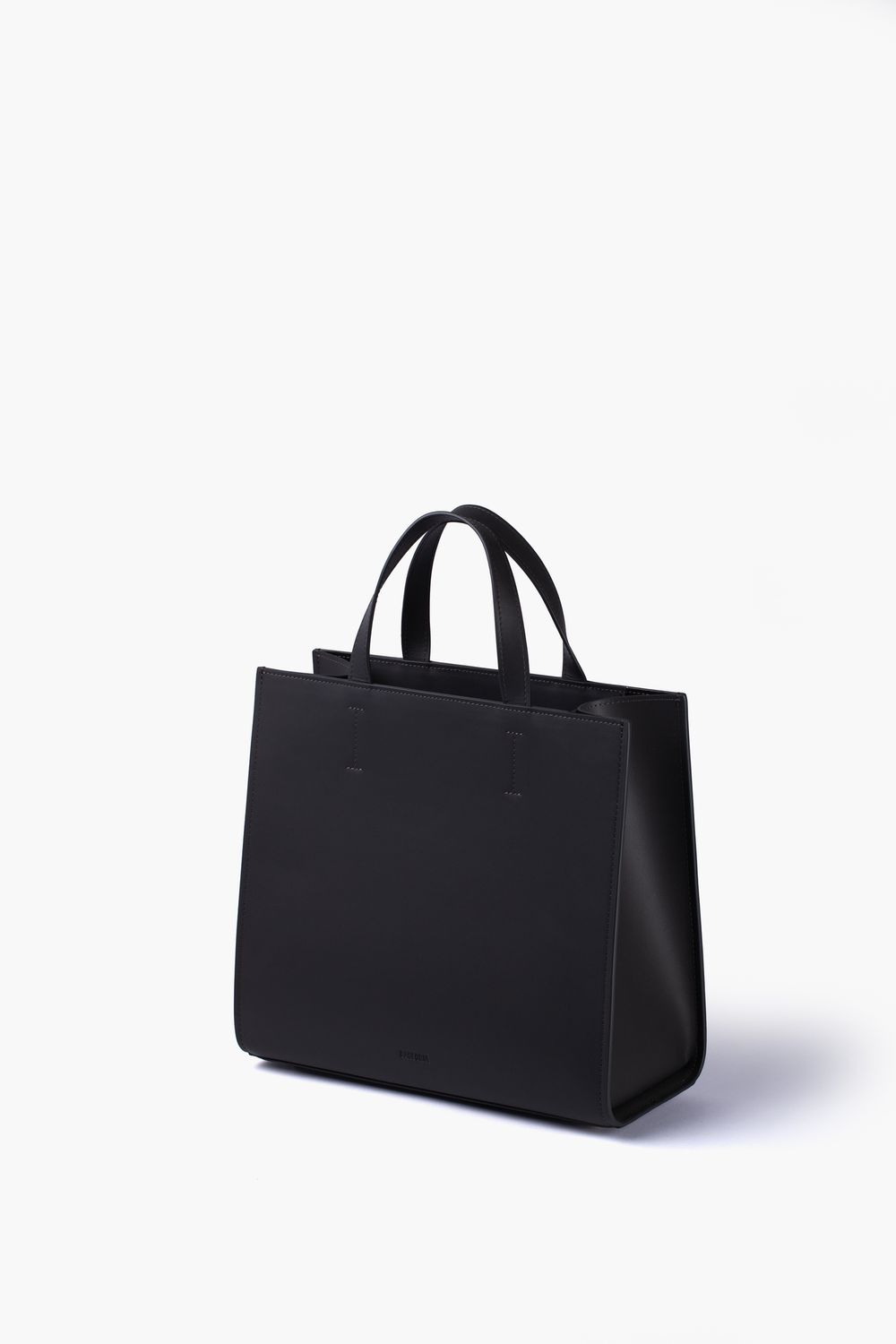 ШОППЕР КВАДРАТНЫЙ ЧЕРНЫЙ