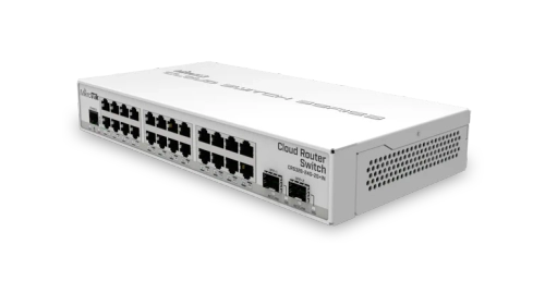 MikroTik CRS326-24G-2S+IN управляемый коммутатор 1G с SFP+