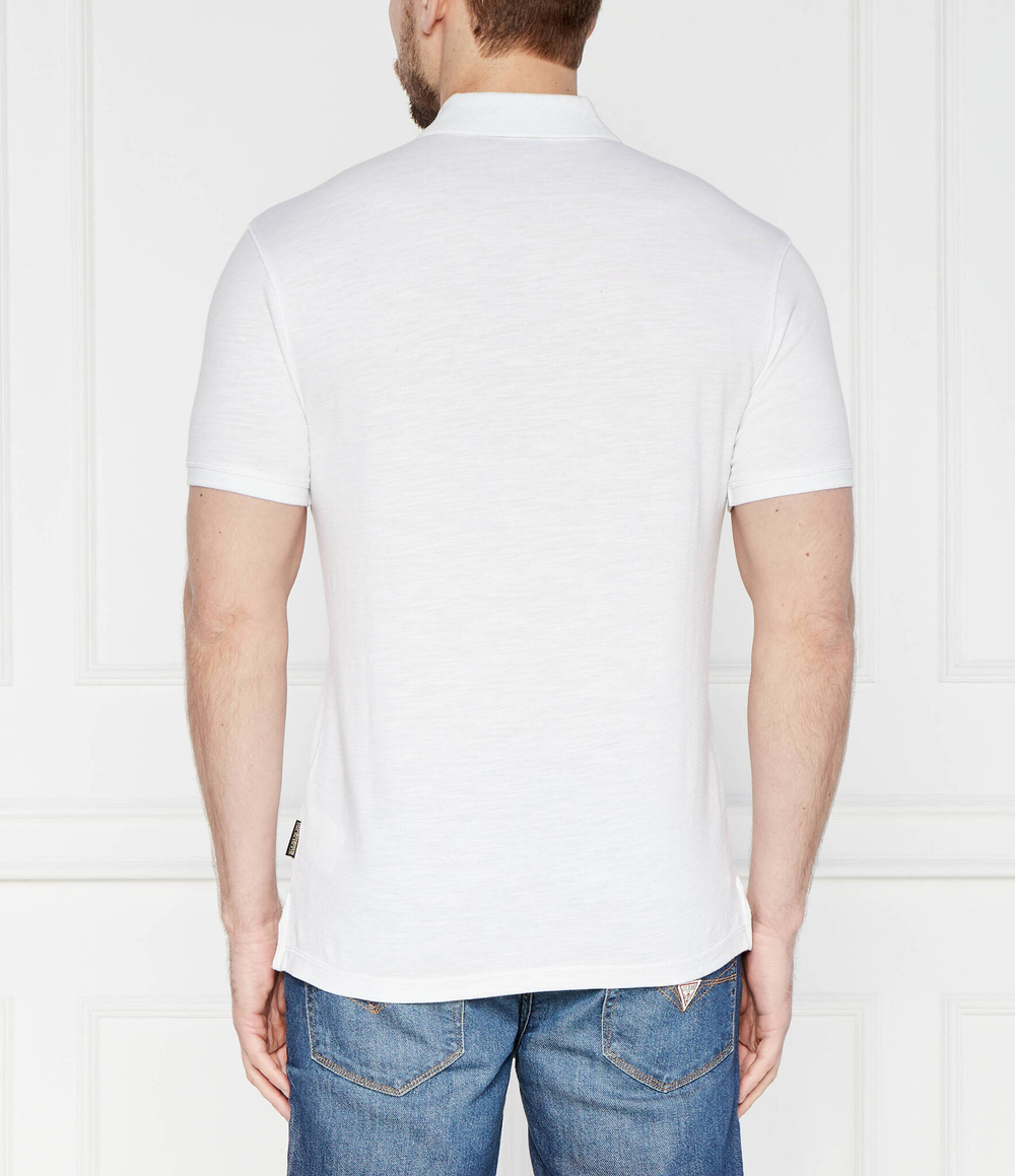 Поло Napapijri - белый(NP0A4HPY)