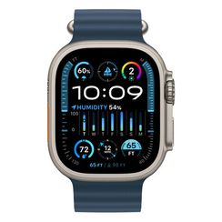 Apple Watch Ultra 2 GPS + Cellular, 49mm, корпус из титана, ремешок Ocean синего цвета (2023)