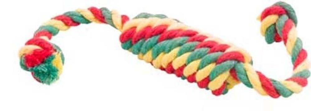 Сарделька канатная 1шт DL малая (жёлтый-зелёный-красный) длина 27см Сарделька канатная 1шт DL малая (жёлтый-зелёный-красный) длина 27см