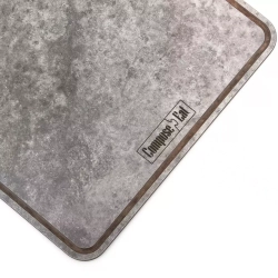 Доска разделочная с желобом 33x25см ComposeEat мрамор серый