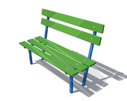 Скамья ДХО 06180 со спинкой