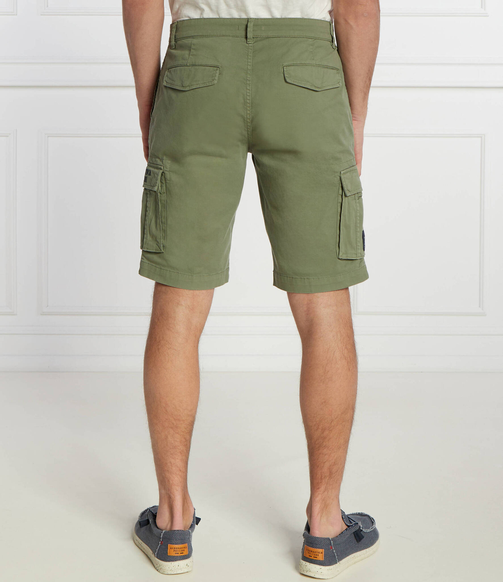 Шорты Aeronautica Militare - хаки(BE066CT3293)