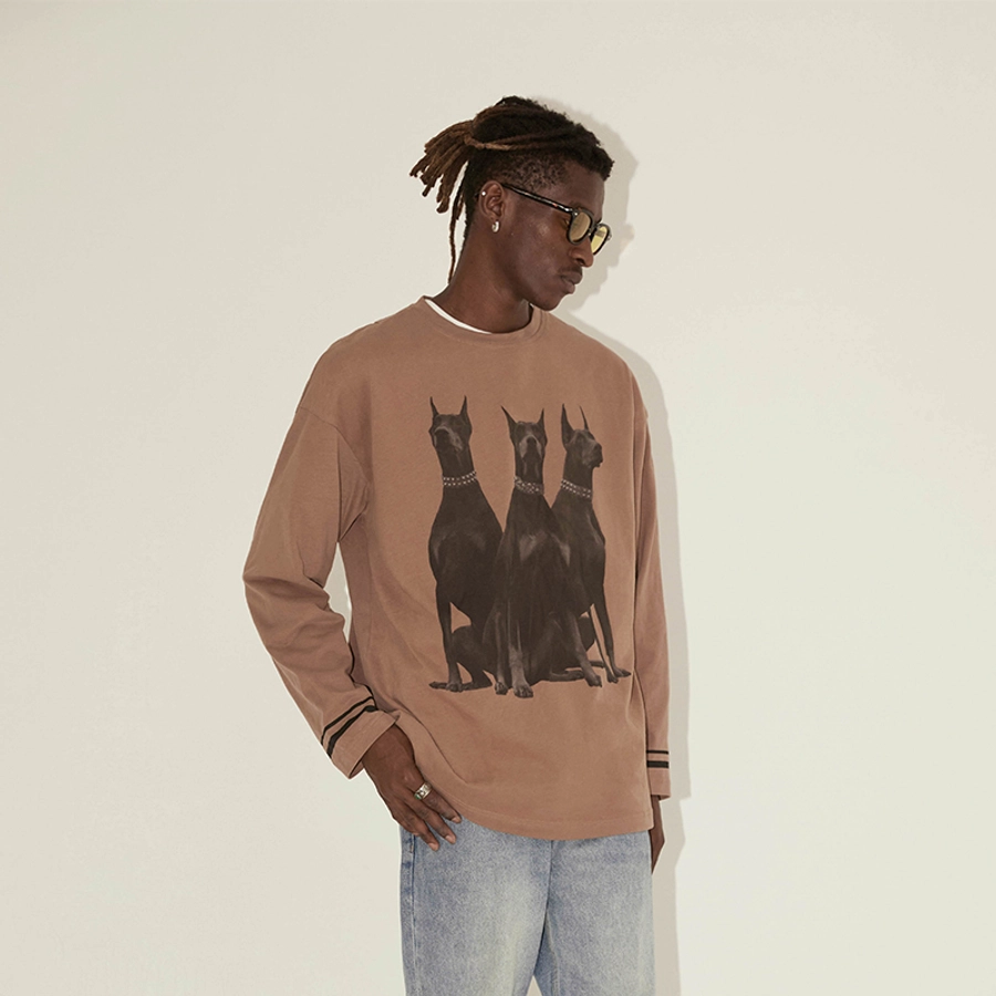 Лонгслив ER "Dobermans" Oversized Longsleeve