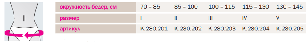 655 - Lumbamed sacro - Бандаж поясничный модульный для стабилизации тазового кольца - серебристый
