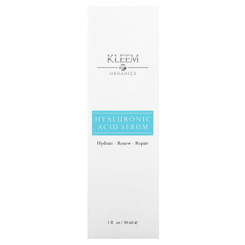 Kleem Organics, Сыворотка с гиалуроновой кислотой, 30 мл (1 жидк. унц.)