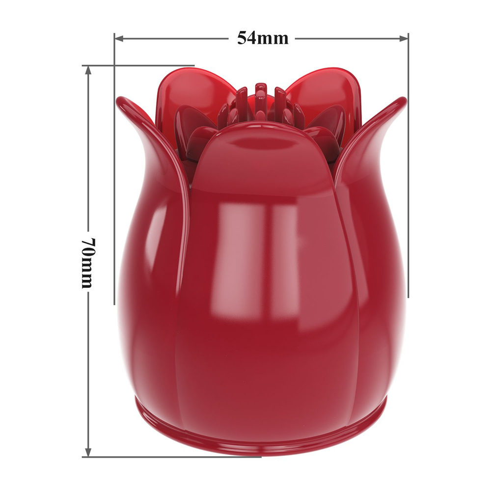 Красная насадка для wand-массажера (Цвет: красный)