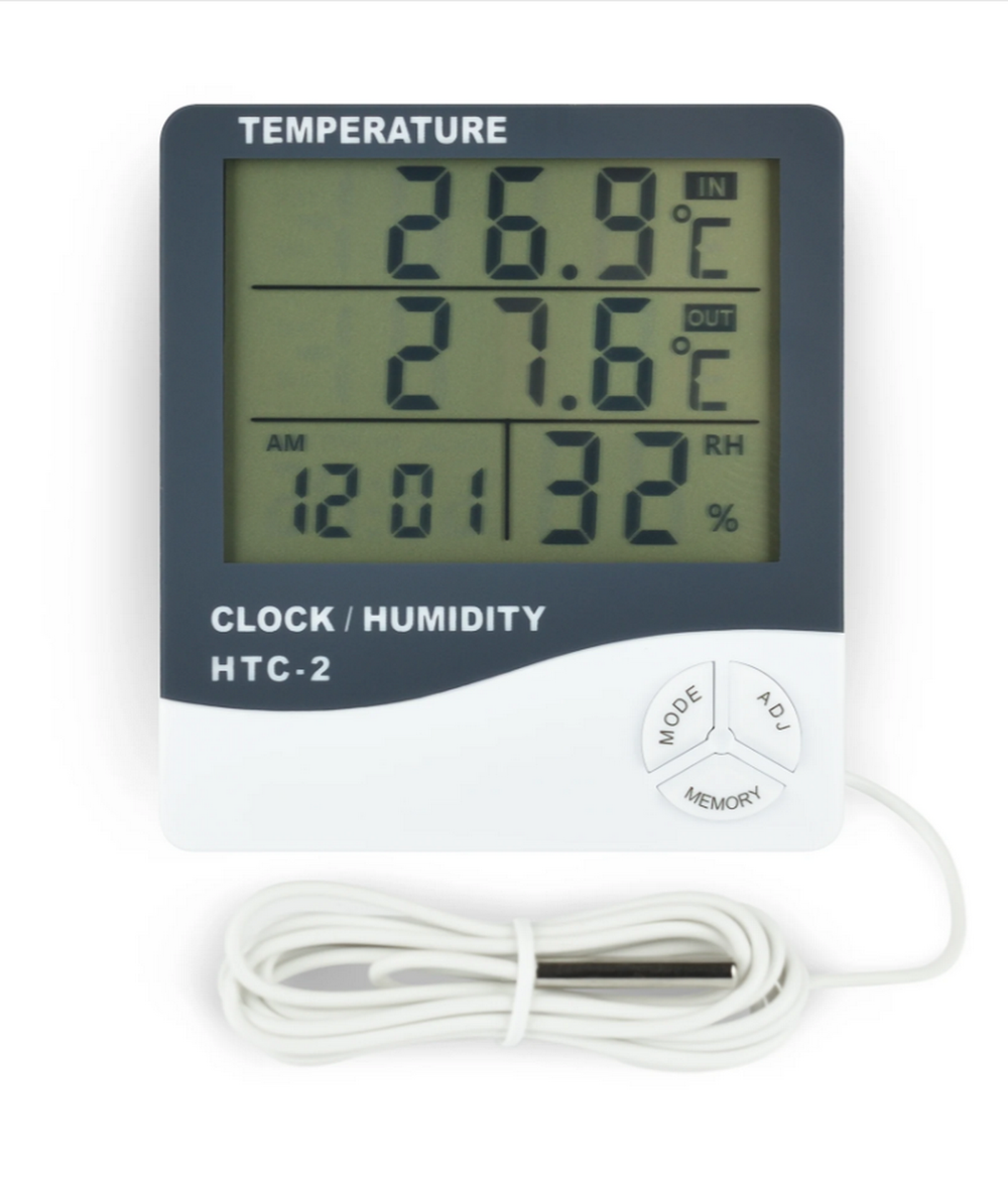 Часы-метеостанция с гигрометром KTj HTC-2 с out датчиком