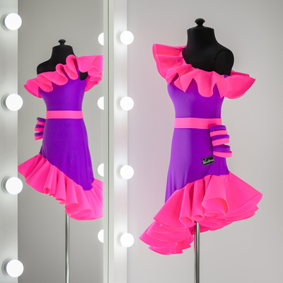 LA 012-01 Спортивное бальное платье для Латины (latina dress)