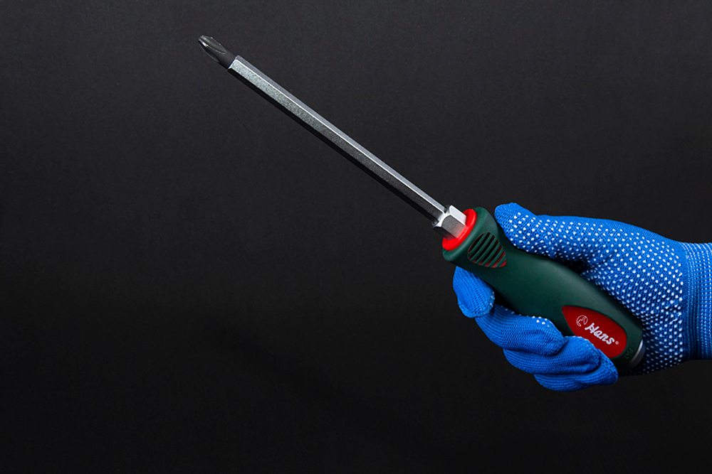 Отвертка крестовая PH силовая Hans, 0526PH3-06