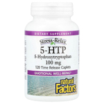 Natural Factors, Stress-Relax, 5-HTP, 100 мг, 120 капсул с медленным высвобождением