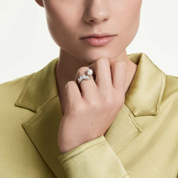 MESMERA:RING PEARL WHI/RHS 55