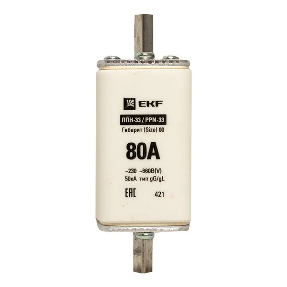 Плавкая вставка ППН-33 160/ 80А габарит 00 EKF PROxima