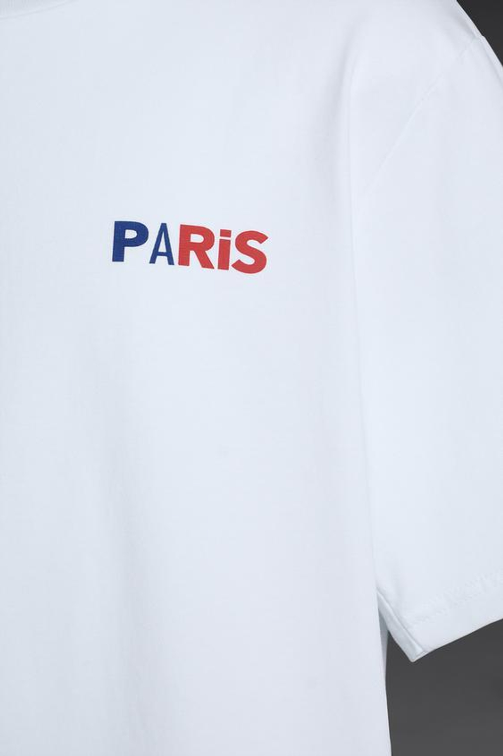 ZARA ФУТБОЛКА С ПРИНТОМ PARIS, БЕЛЫЙ