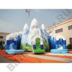 Коммерческий надувной батут «Ледяная гора», 12,5×11,5×9 м