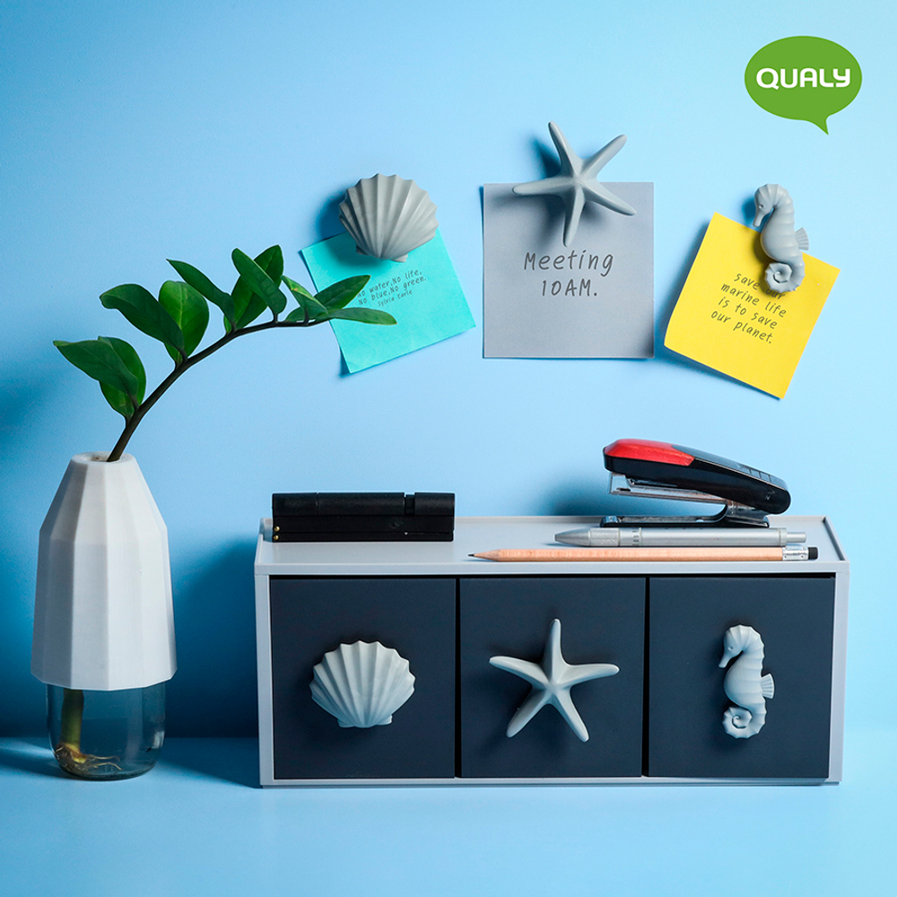 Набор для хранения Qualy Ocean 3 в 1 ql10395-dk-gy