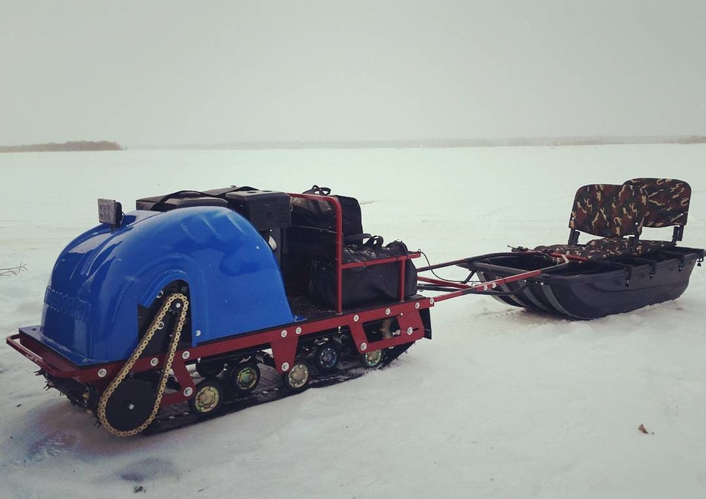 Мотобуксировщик MOTODOG 500 (9 л.с. передний привод)