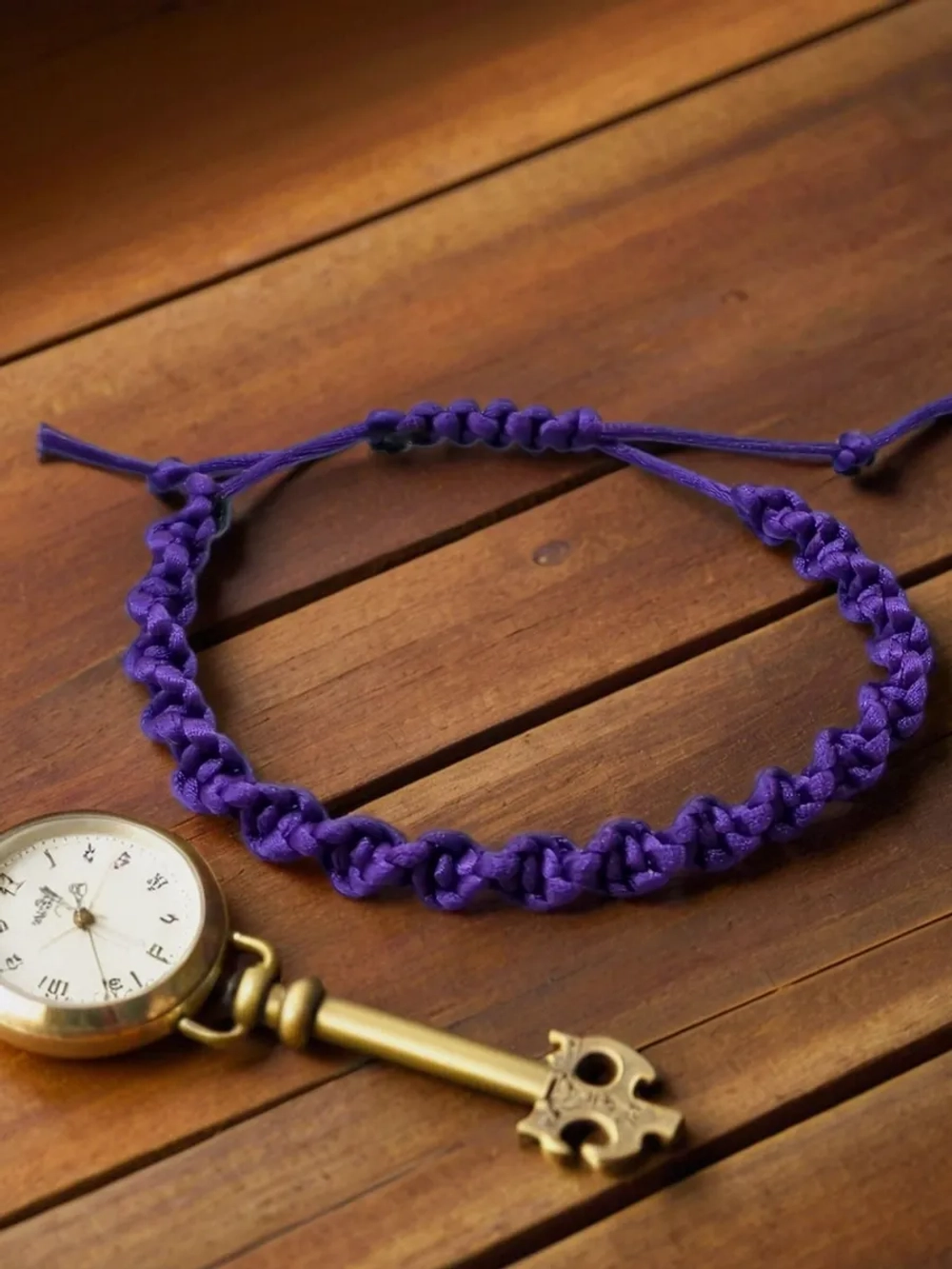 Браслет ДНК фиолетовый