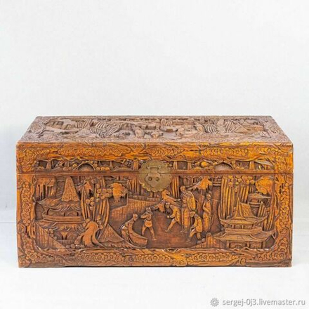 Винтаж: Сундук из камфорного лавра