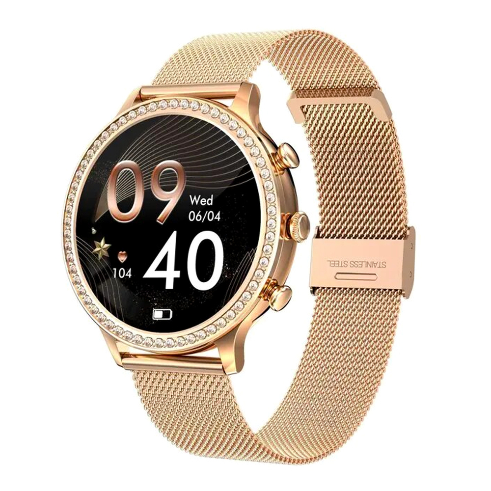 Cмарт часы круглые умные smart watch