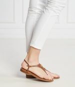 Кожаные босоножки LAUREN RALPH LAUREN - коричневый(802940593)