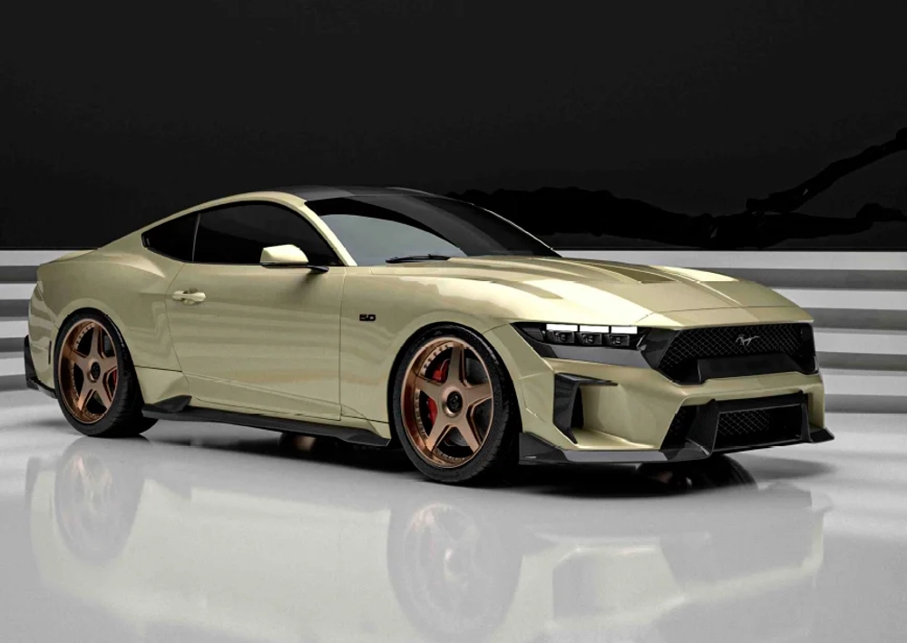 Широкий обвес Jedi для Ford Mustang S650 2024+ Форд Мустанг тюнинг карбон