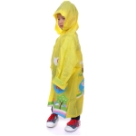 Дождевик-плащ детский «Веселые приключения-Слоник» с капюшоном,регулир.манжет, цвет желтый, размер M(73*50см) ДоброСад