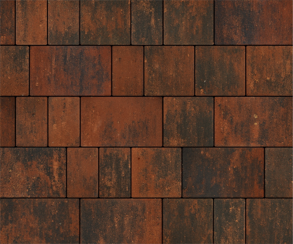 Тротуарная плитка ВАН, форма Квадрат 400*400, h=80мм