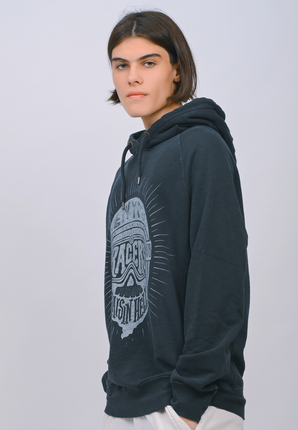 Худи Bowery NYC "Racers" Vintage Black