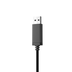 Проводные наушники полноразмерные игровые QCY Heroad VN200 PRO (черно-красные)