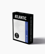 Мужские трусы шорты Atlantic, 1 шт. в уп., хлопок, белые, MH-1200