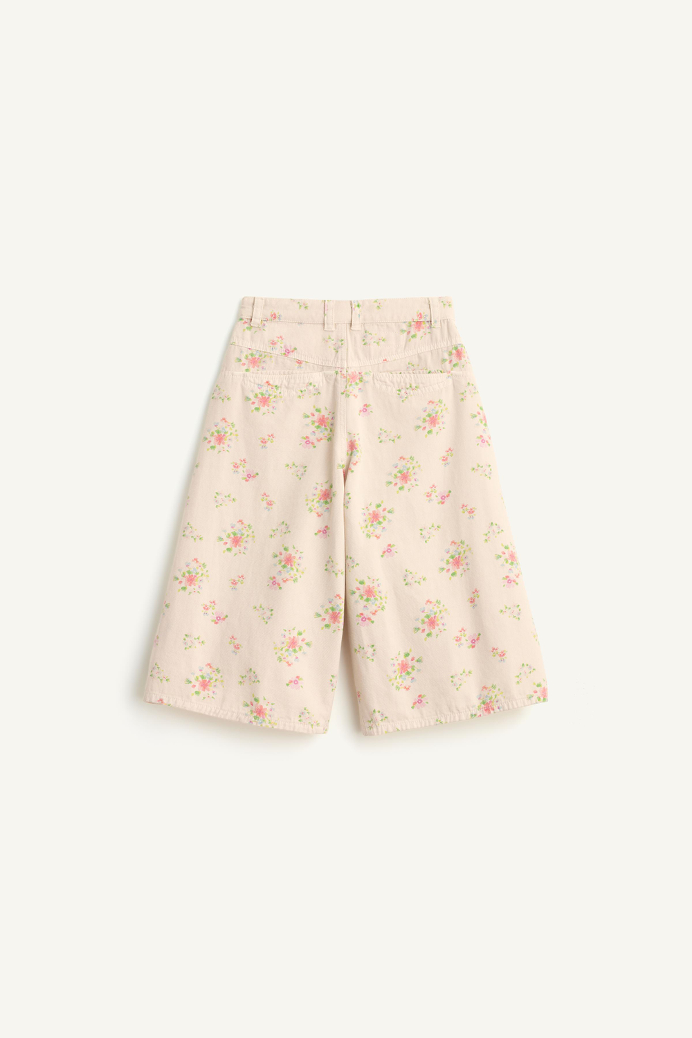 ZARA ДЛИННЫЕ ШОРТЫ С ПРИНТОМ, РАЗНОЦВЕТНЫЙ