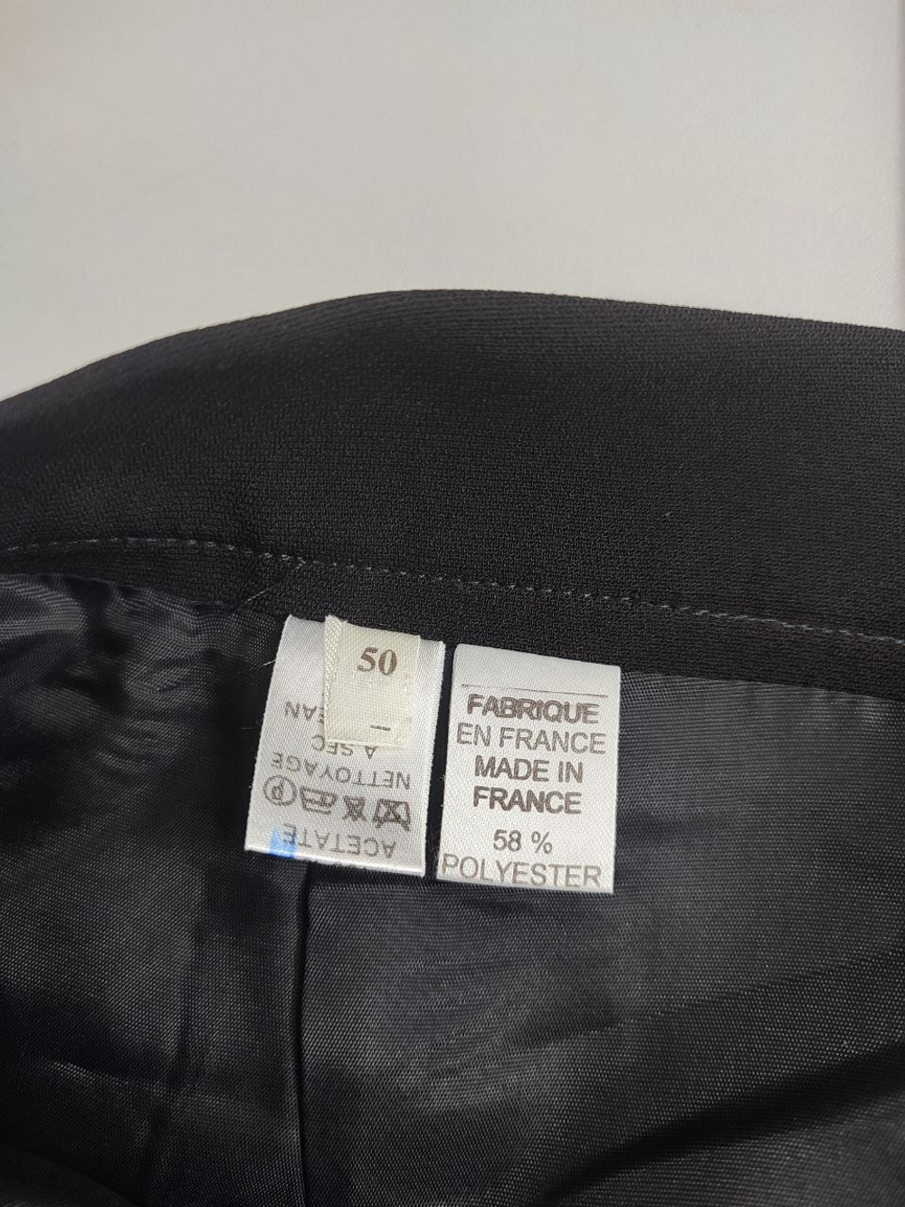 Юбка базовая черная 56 размер